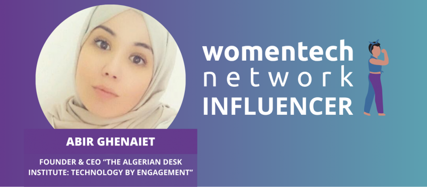 Abir Ghenaiet, WomenTech Global Conference Influencer