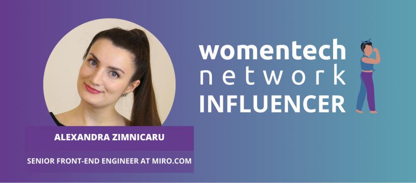 Alexandra Zimnicaru, Miro.com, WomenTech Network Influecner, Global Ambassador