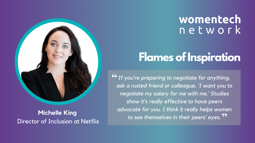 Michelle King, WomenTech Network, Netflix