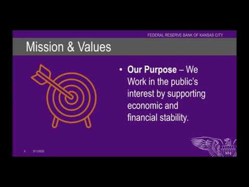 Embedded thumbnail for Cassaundra McKown Federal Reserve Bank of KC - A Great Place To Be!