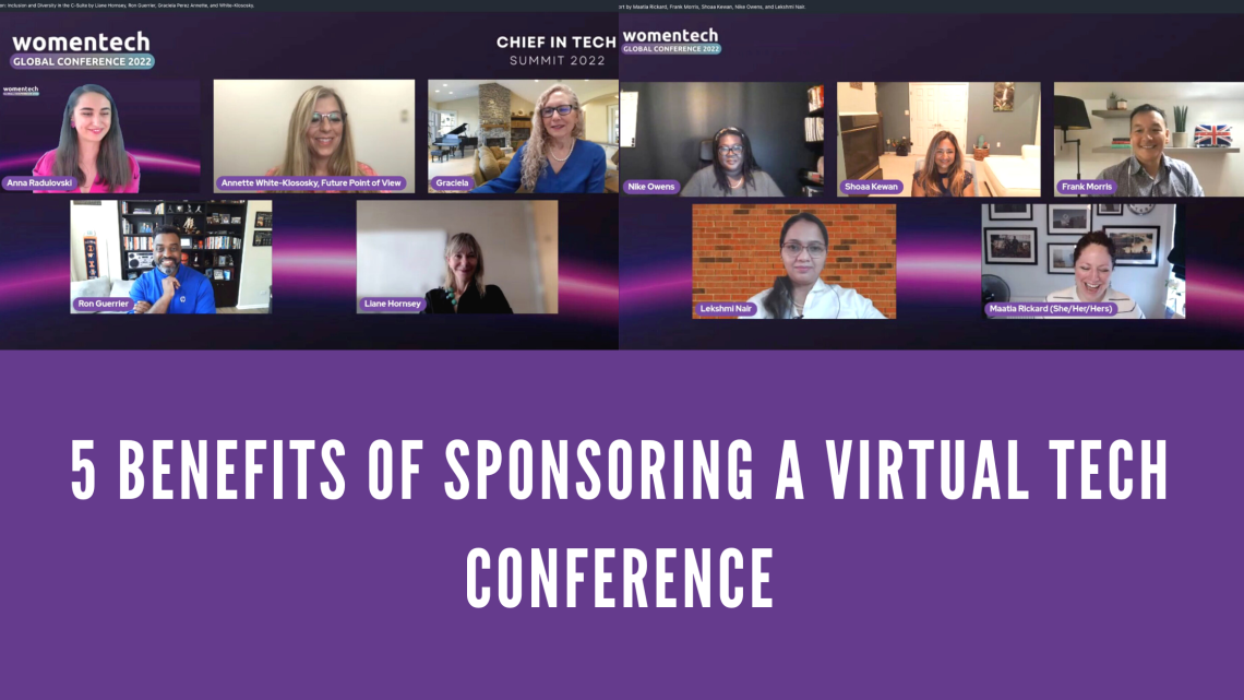 5 Benefits of Sponsoring a Virtual Tech Conference Women in Tech Network