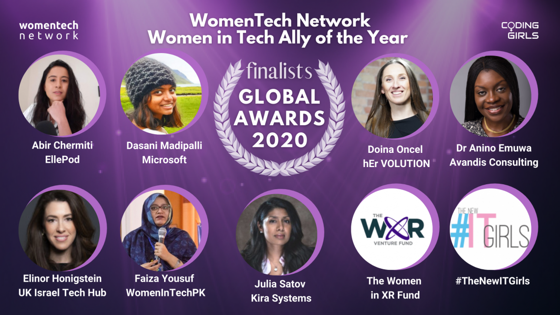 WomenTech Network Women In Tech Ally of the Year 2020 Finalists