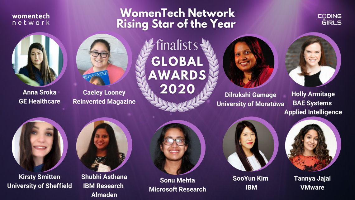 WomenTech Network Rising Star in STEM of the Year Award 2020 Finalists