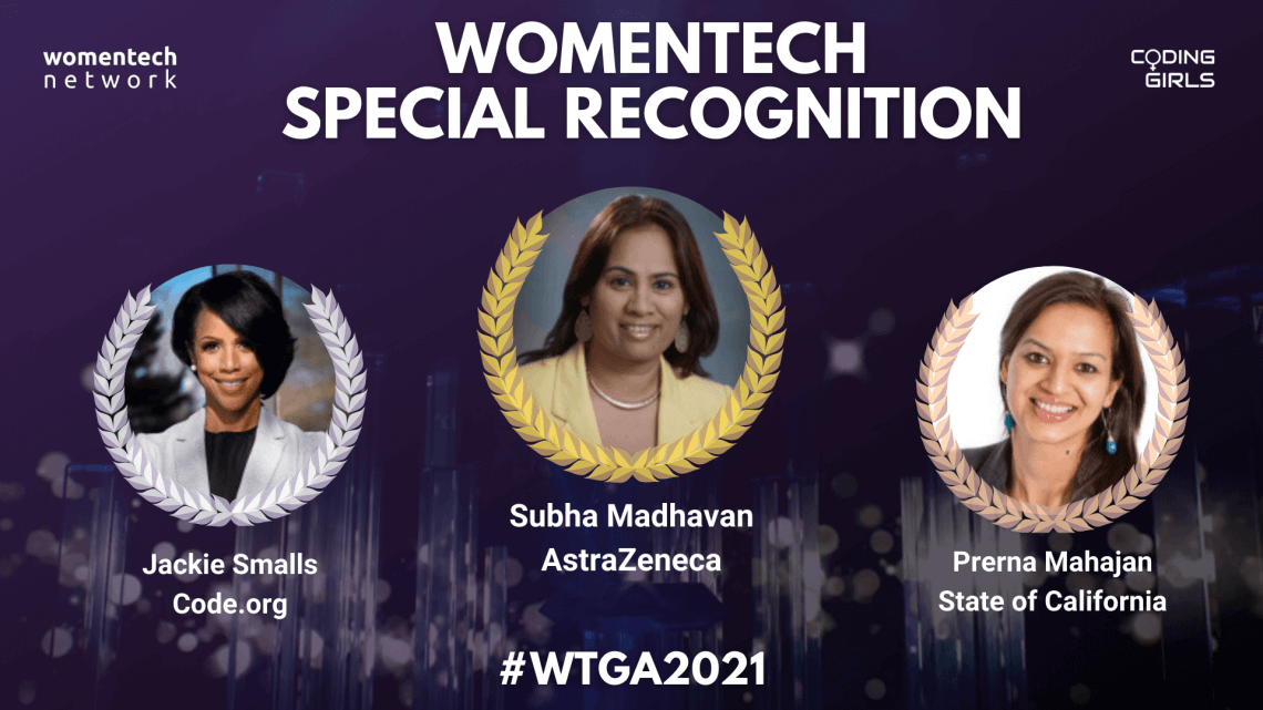 WomenTech Global Awards 2021 Winners: Special Recognition - Women In ...