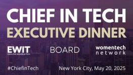 Chief in Tech Executive Dinner, May 20, New York