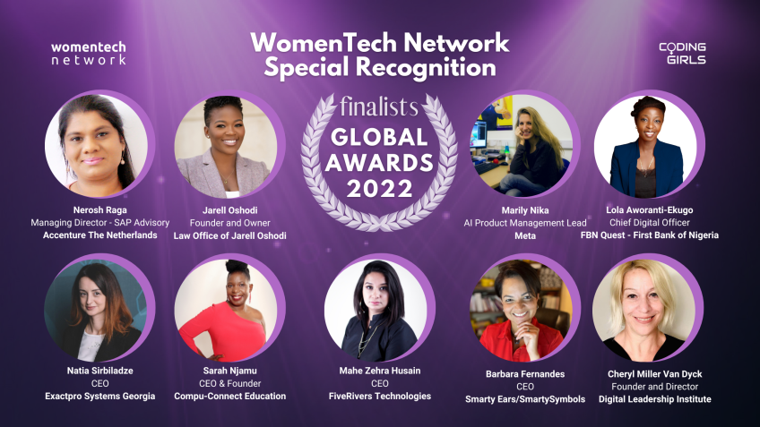 special recognition ICT by the jury women tech network