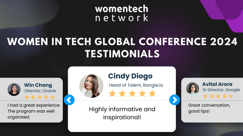 testimonials women in tech conference